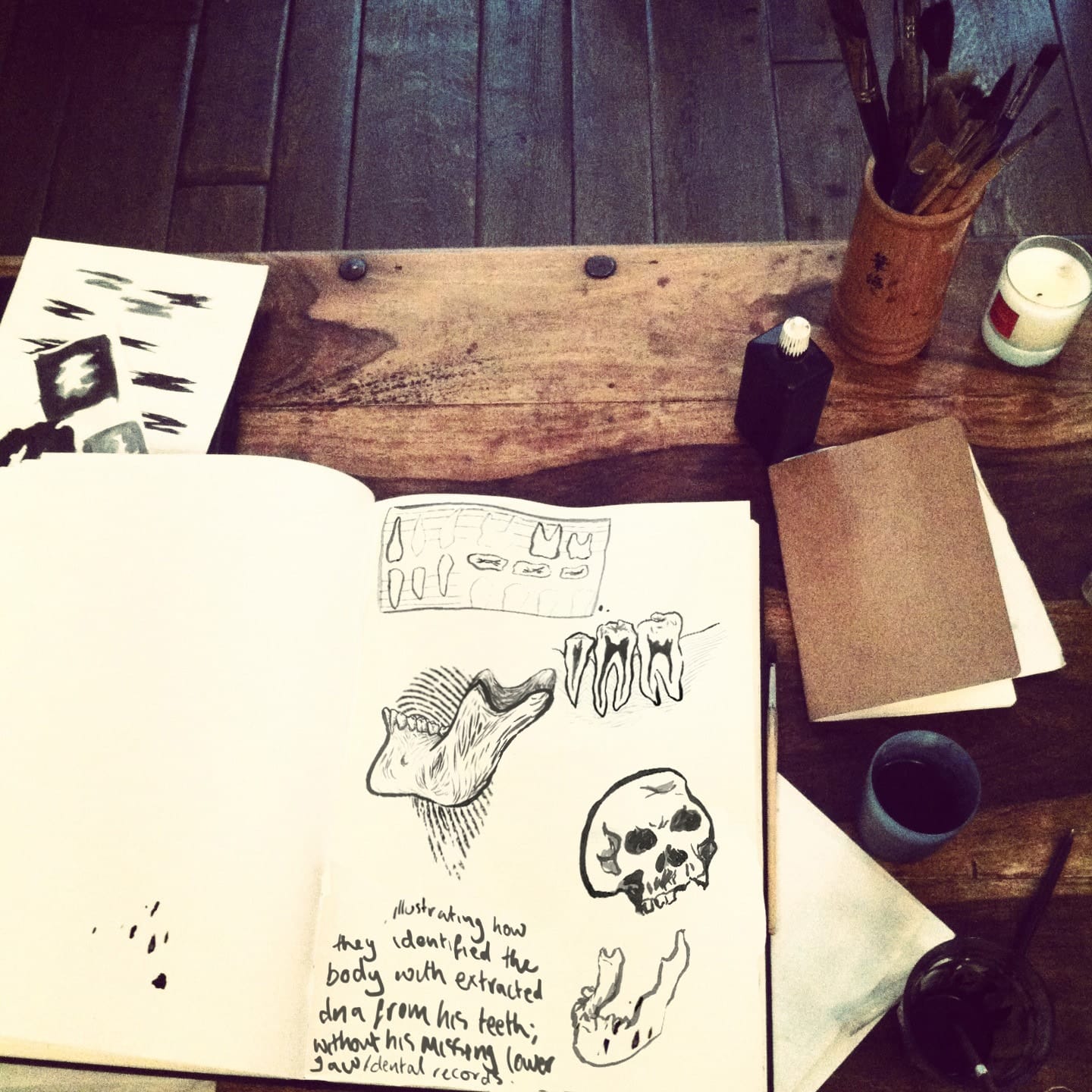Some early sketches for  a 'Dead Man Walking',  DG issue 14