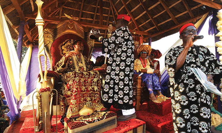 The coronation of Igwe Chris Ejiofor. Photo: Susan Schulman