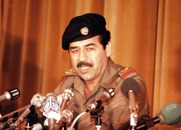 Saddam Hussein, Iraqi dictator and film fan. Photo: AP/Press Association Images