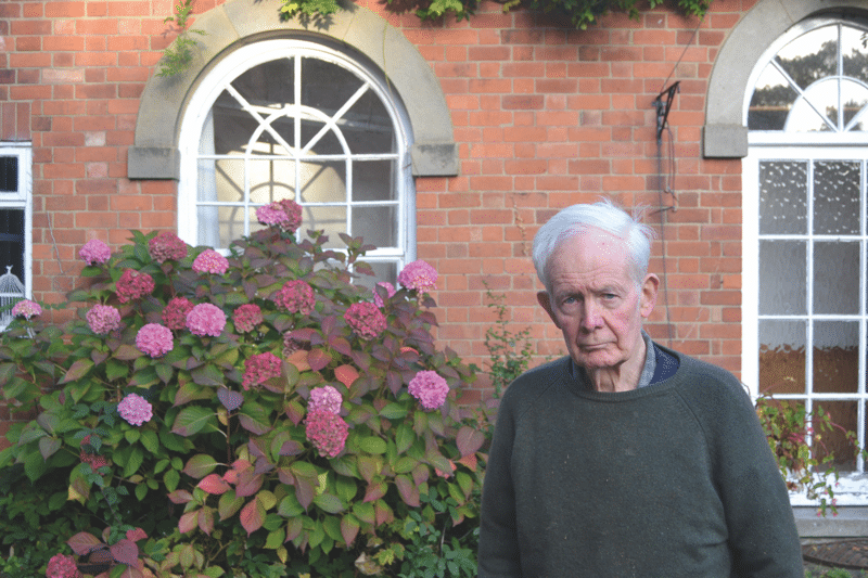 Godfrey Meynell on his Derbyshire estate, November 2016. Photo: Matthew Lee
