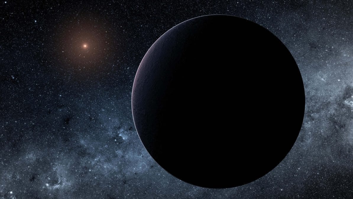 An artist’s impression of an iceball planet. A study published in August suggests that an unknown planet several times the size of Earth could be hiding in our solar system